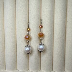 Pearl Dangling Earrings